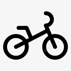 两个轮子自行车两个轮子图标高清图片