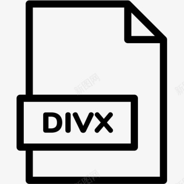 DIVXfiledivxfileextension图标图标