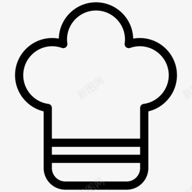 托克厨师厨师帽图标图标