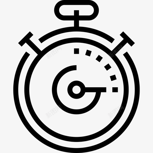 性能测试时钟速度图标svg_新图网 https://ixintu.com 定时器 性能测试 时钟 秒表 程序编码 速度