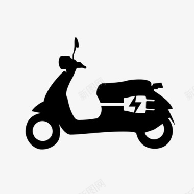 电动摩托车能源摩托车图标图标