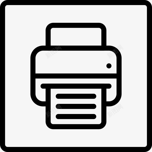 用户界面打印应用程序绘图图标svg_新图网 https://ixintu.com 工具 应用程序 用户界面打印 用户界面轮廓 线框 绘图