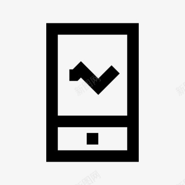 统计金融网络网格图标图标