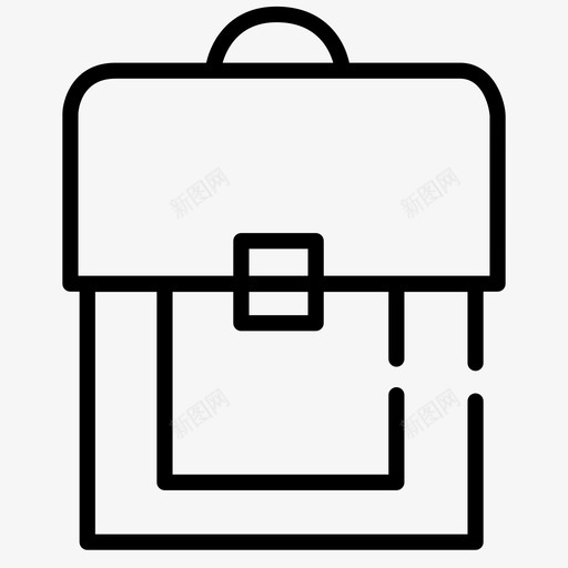 背包书包书图标svg_新图网 https://ixintu.com 书 书包 学校 学生 教育 箱子 背包