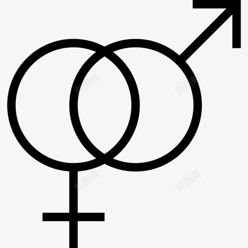 性别夫妻女性图标svg_新图网 https://ixintu.com 关系 医疗保健和医学 夫妻 女性 性 性别