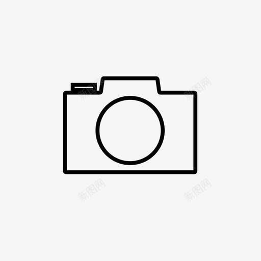 照相机图像图标svg_新图网 https://ixintu.com 图像 图片 照相机 简单图标