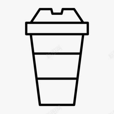 纸杯咖啡饮料图标图标