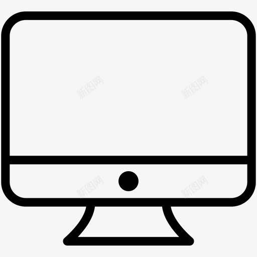 lcd显示器屏幕图标svg_新图网 https://ixintu.com lcd 屏幕 显示器 智能电视 电视 通讯网络1
