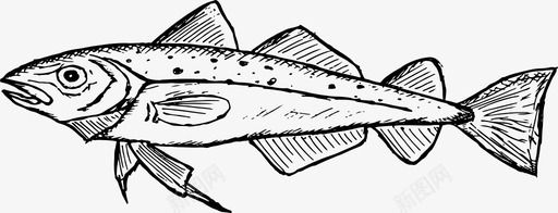 鳕鱼动物自然图标图标