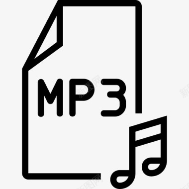 文件音频mp3图标图标