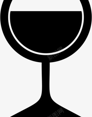 玻璃杯软饮料酒杯图标图标
