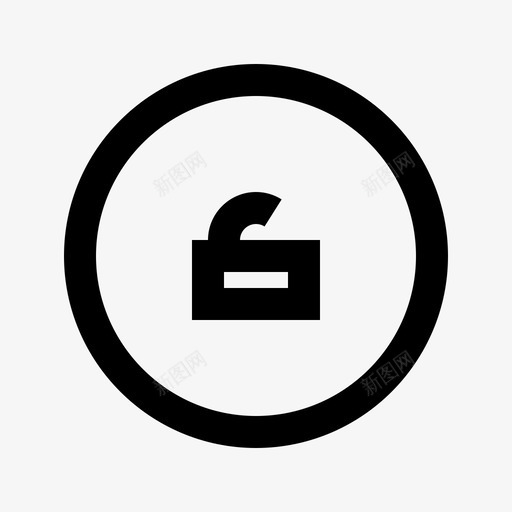 解锁保护安全图标svg_新图网 https://ixintu.com 保护 安全 安全保护webgrid 解锁