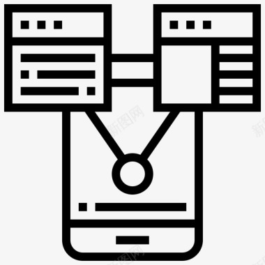 用户界面内容智能手机图标图标