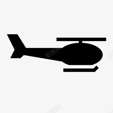直升机交通运输图标图标