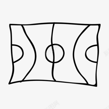 篮球场游戏运动型图标图标