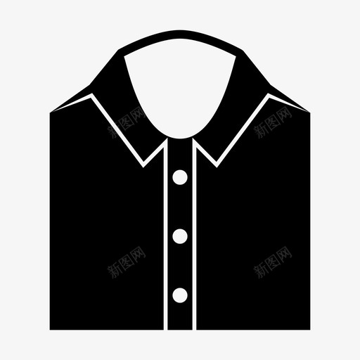 服装正式服装衬衫图标svg_新图网 https://ixintu.com t恤 制服 服装 正式服装 衬衫