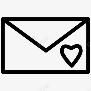 邮件爱电子邮件信件图标图标