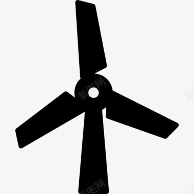现代风力发电厂技术很棒的设备图标图标