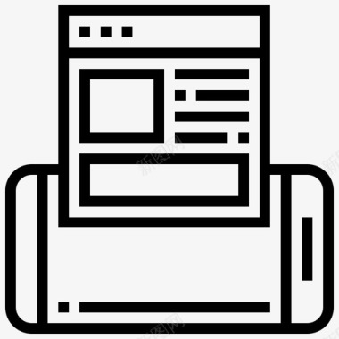 用户界面内容智能手机图标图标