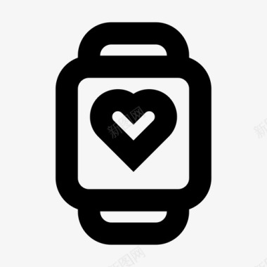 smartwatch心率应用程序医院资料图标图标