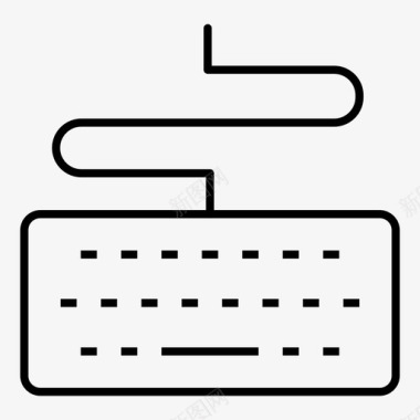 键盘商务设备图标图标