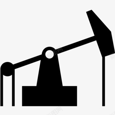 石油工业石油井架图标图标