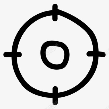 目标圆圈军事图标图标