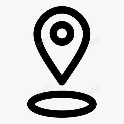 地图标记位置市场svg_新图网 https://ixintu.com pin 位置 地图标记 导航 市场