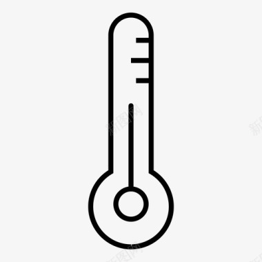 温度计发烧体温图标图标