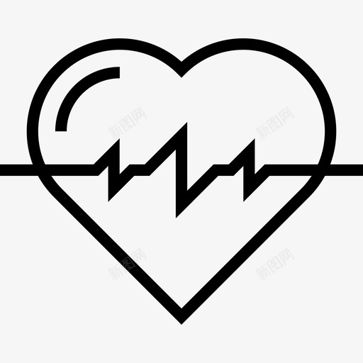 心脏病学心跳心脏图标svg_新图网 https://ixintu.com 医学 医疗保健和医学2 心率 心脏 心脏病学 心跳 脉搏