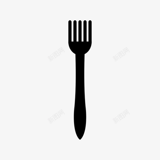 叉子食物餐馆图标svg_新图网 https://ixintu.com 叉子 器具 食物 餐馆