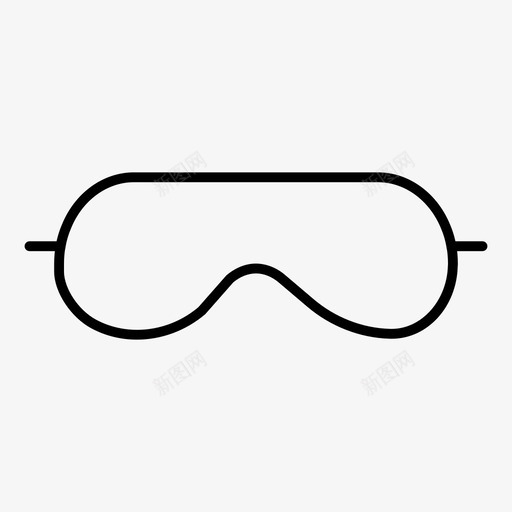 护目镜眼镜实验室图标svg_新图网 https://ixintu.com 实验室 护目镜 眼镜 科学细线 防护