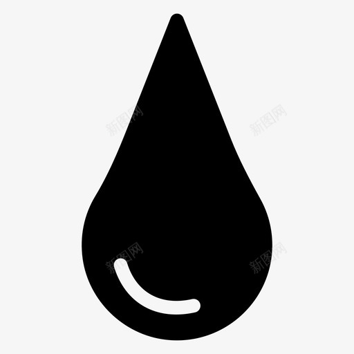 滴生意雨图标svg_新图网 https://ixintu.com 水 泪 滴 生意 科学雕文图标 雨