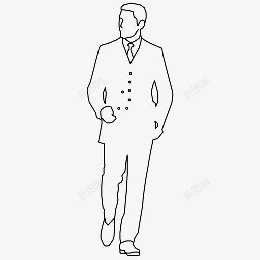 商人人工作图标svg_新图网 https://ixintu.com 人 人2d 商人 工作