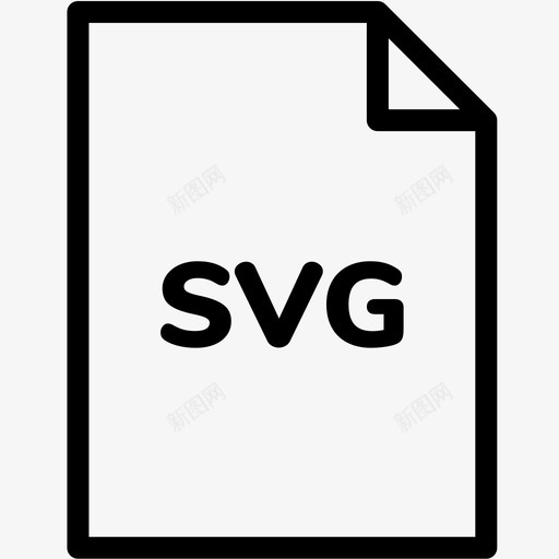 svg文件扩展名格式图标svg_新图网 https://ixintu.com svg文件 扩展名 文件格式vol4行 格式 类型