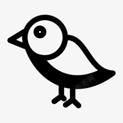 icon微博小鸟动物苍蝇图标高清图片