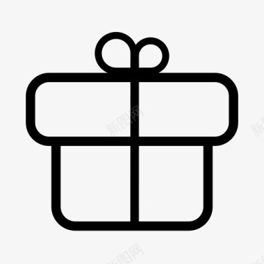 礼物礼盒奖励图标图标