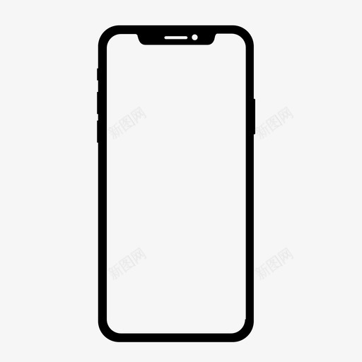 iphonexiphone10手机图标svg_新图网 https://ixintu.com iphone10 iphonex 手机