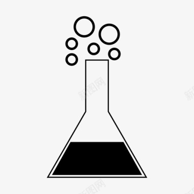 锥形烧瓶化学实验图标图标