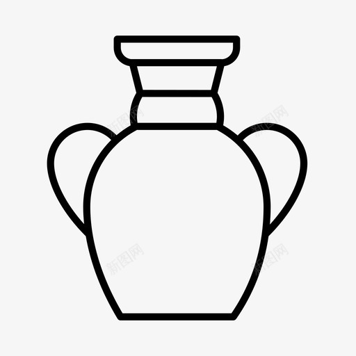 陶器手工艺品陶瓷图标svg_新图网 https://ixintu.com 埃及 手工艺品 陶器 陶瓷