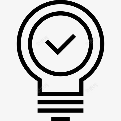 解决方案灯泡想法图标svg_新图网 https://ixintu.com 光 商业和金融 想法 想象力 灯泡 电 解决方案