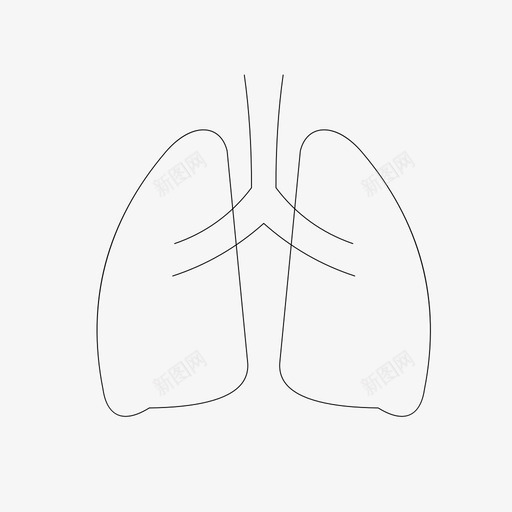 肺癌（细）svg_新图网 https://ixintu.com 肺癌（细） 6