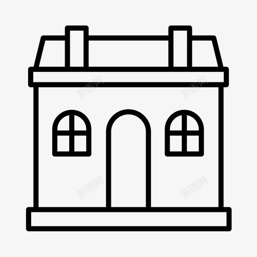住宅建筑巴黎图标svg_新图网 https://ixintu.com 住宅 巴黎 建筑 瑞士