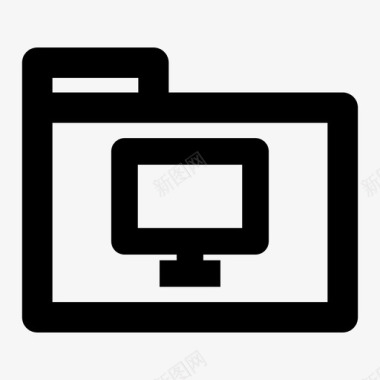 文件夹计算机文件夹桌面图标图标