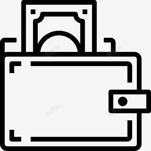 钱包银行业务支付图标svg_新图网 https://ixintu.com 支付 支付流程概念图标 流程 钱包 银行业务