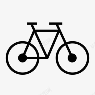 自行车骑自行车交通工具图标图标