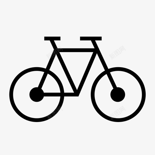 自行车骑自行车交通工具图标svg_新图网 https://ixintu.com 交通工具 自行车 骑自行车