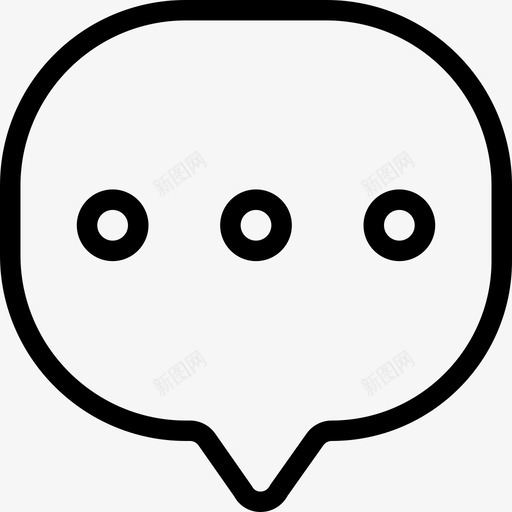 消息_linesvg_新图网 https://ixintu.com 消息_line tabbar_chat_line