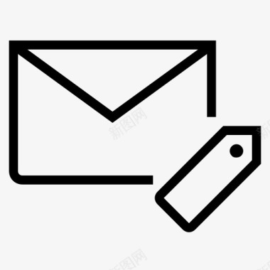 邮件分类信封图标图标