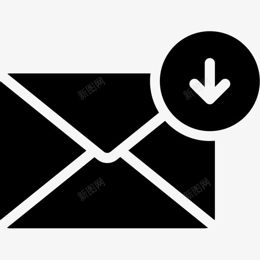 电子邮件信封信件图标svg_新图网 https://ixintu.com 下载电子邮件 信件 信封 电子邮件卷5字形 邮箱